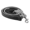 Perri's Metallic Padded Lead W/Chain - Black/Gun Metal