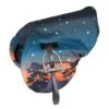 Shires Print Waterproof Ride On Saddle Cover - Winter Sunset -Kensington Shop 558074 800 800