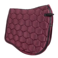 Toklat Tango Double Hexagon Dressage Pad - Burgundy