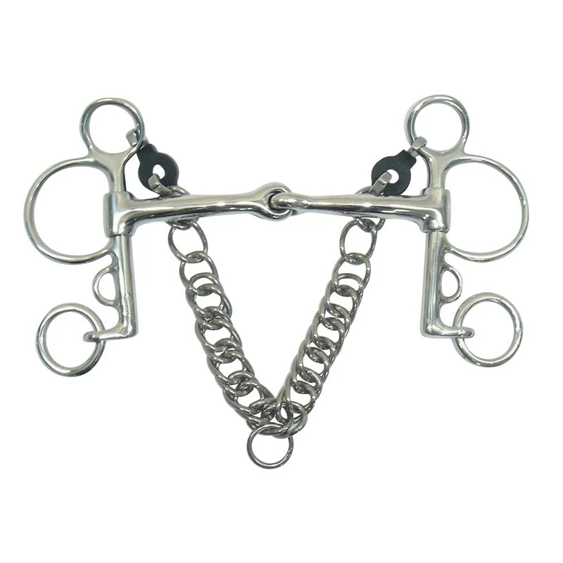 Metalab Magic Jointed Mouth Pelham Bit 3 Metalab Magic Jointed Mouth Pelham Bit