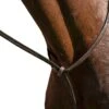 M. Toulouse Platinum Liza Fancy Stitched Raised Standing Martingale - Chocolate