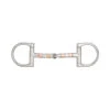Horze Copper Roller D-Ring Snaffle Bit