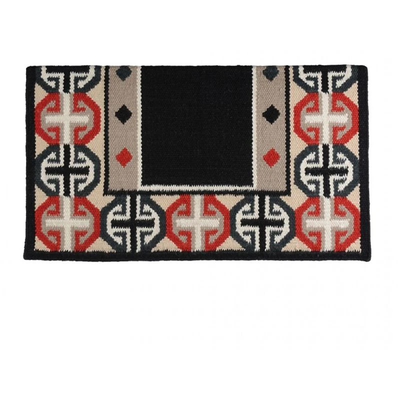 Western Rawhide Country Legend Crosses New Zealand Wool Standard Show Blanket - Red/White/Tan 3 Western Rawhide Country Legend Crosses New Zealand Wool Standard Show Blanket - Red/White/Tan