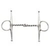 Korsteel Stainless Steel Twisted Wire Full Cheek Snaffle Bit -Kensington Shop 648501 800 800