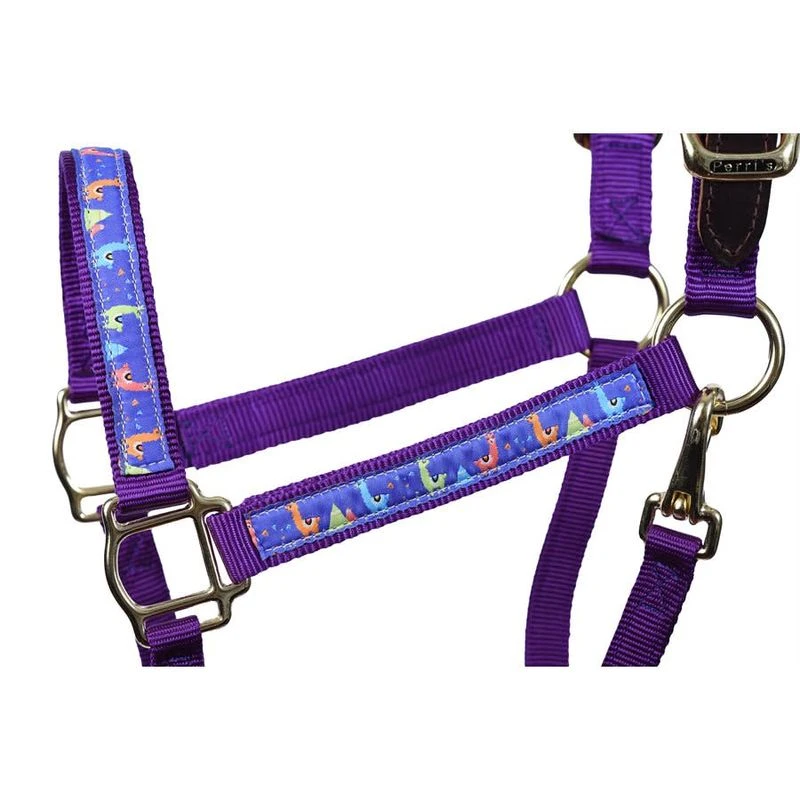 Perri's Ribbon Safety Halter - Purple Llama 4 Perri's Ribbon Safety Halter - Purple Llama - Image 2