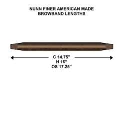 Nunn Finer Nunn Finer Event Bridle - Havana/ZInc -Kensington Shop 672537 800 800