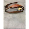 Western Rawhide Dee Butterfield Long Cheek Browband Headstall W/Dots - Chestnut
