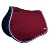 Fair Play Hexagon Jump Saddle Pad - Burgundy