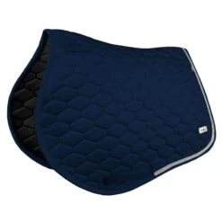 Fair Play Hexagon Crystal Jump Saddle Pad - Navy