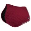 Fair Play Hexagon Crystal Jump Saddle Pad - Burgundy -Kensington Shop 680946 800 800