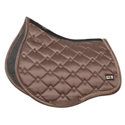 Fair Play Azuryt Ceramic RoseGold Jump Saddle Pad - Taupe Grey