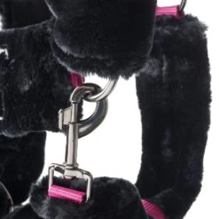 Horze Smoky Twilight Comfort Fleece Halter - Caviar Black -Kensington Shop 698793 800 800