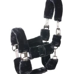 Horze Smoky Twilight Comfort Fleece Halter - Quiet Grey -Kensington Shop 698918 800 800